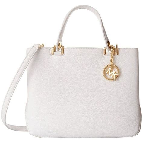 anabelle michael kors optic white|michael michael kors anabelle medium top zip tote .